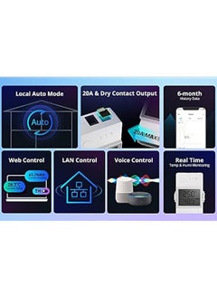 SONOFF TH Elite 16A/20A WiFi Smart Switch Temperature and Humidity Monitoring Switch Smart Home work with DS18B20/ THS01/ RL560 (THR316D)  - Image 3