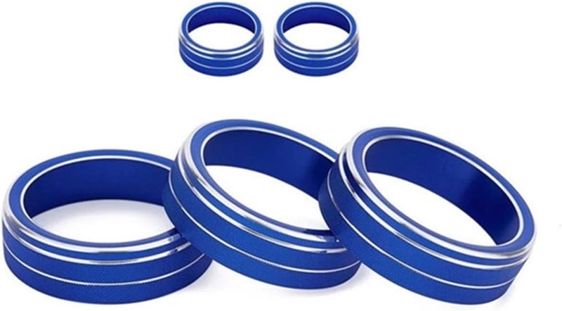 Yurefax Control Knob Cover Ring Set for VW Golf MK7 - Image 1