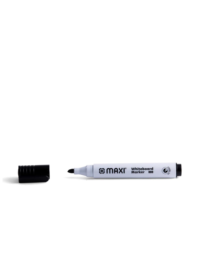 2 Sided dry-wipe Whiteboard A3 (30x40cm) + 2pcs whiteboard Markers (Blue & Black), Child Safe Non-Toxic Inks+ 1pc dry wipe Eraser, For Home,Kitchen,Office,School