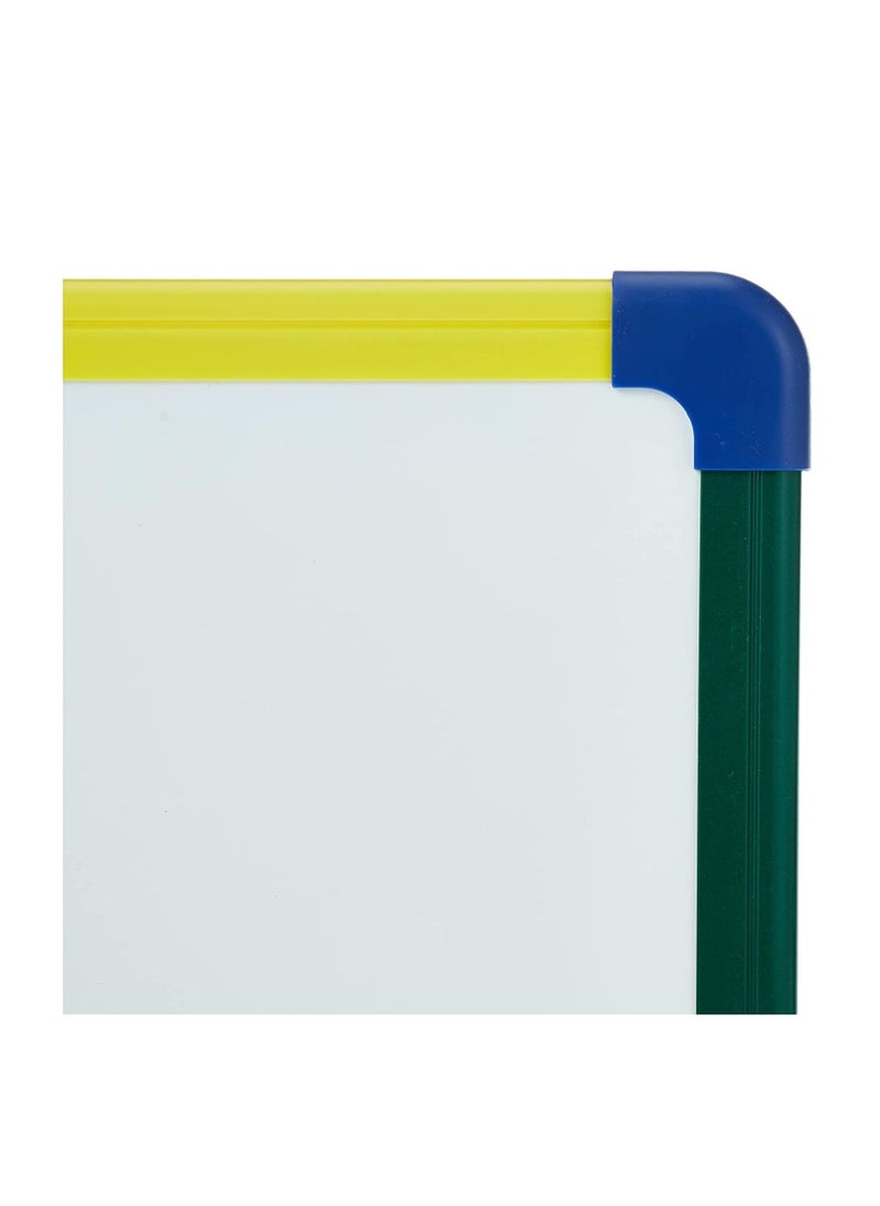 Maxi 2 Sided dry-wipe Whiteboard A3 (30x40cm) + 2pcs whiteboard Markers (Blue & Black), Child Safe Non-Toxic Inks+ 1pc dry wipe Eraser, For Home,Kitchen,Office,School  - Image 4