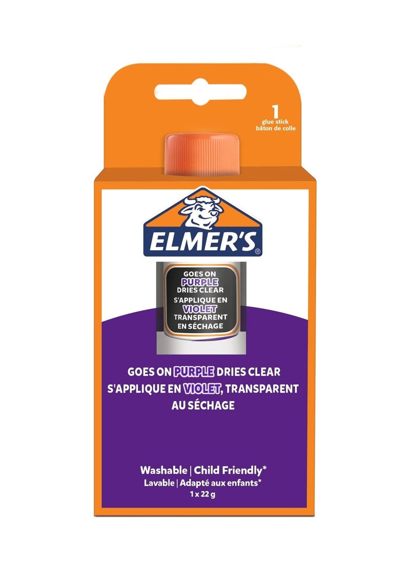 ELMER'S - Disappearing Purple Glue Stick 22gm Content - Image 1