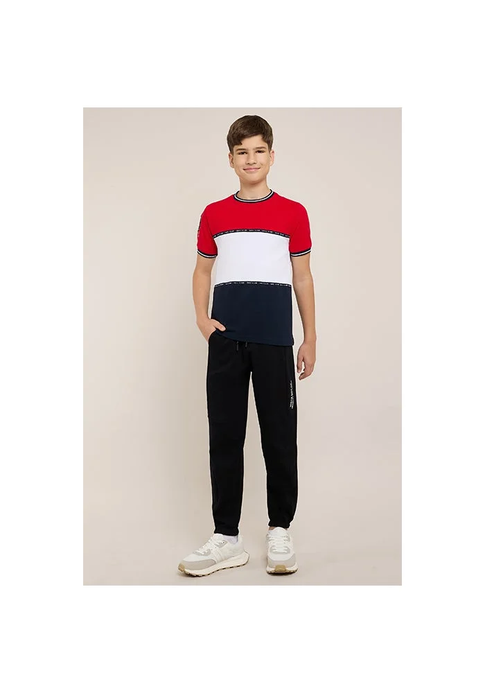 أر أند بي Printed Joggers with Drawstring Waist