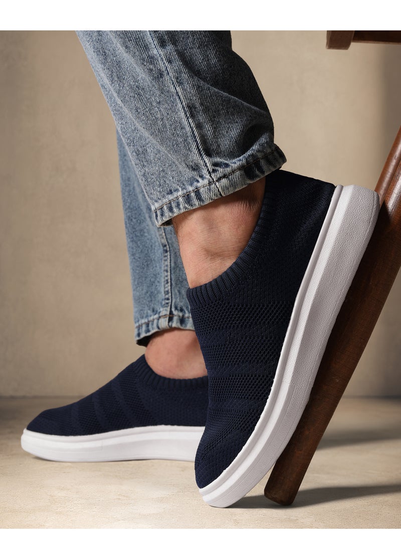 Testa Toro A3 Men's Slip-On Walking Sneakers – Lightweight Breathable Casual Shoes for Everyday Comfort and Daily Wear - Image 2