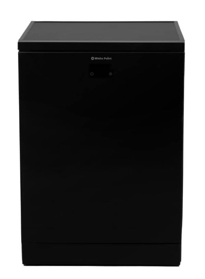 White Point Dishwasher 15 Persons 9 Programs Black Glass Color with Digital Screen, Half Load Function, Sterilization Program and Steam Wash with Inverter Motor WPD159HTSFDVGB - Image 1