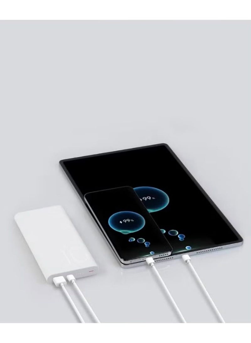 أونور تشويس بنك طاقة HONOR CHOICE SuperCharge بسعة 10000 مللي أمبير في الساعة – شحن سريع بقوة 22.5 واط – أبيض - Image 4