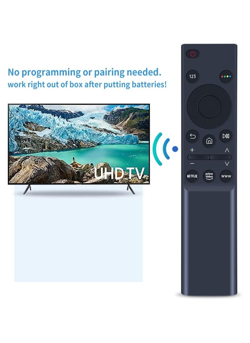 Generic Samsung TV Remote BN59-01358D Replacement Remote Control Compatible for Samsung AU7000 4K UHD Smart TV 2021 Models with Netflix Prime Video Buttons  - Image 3