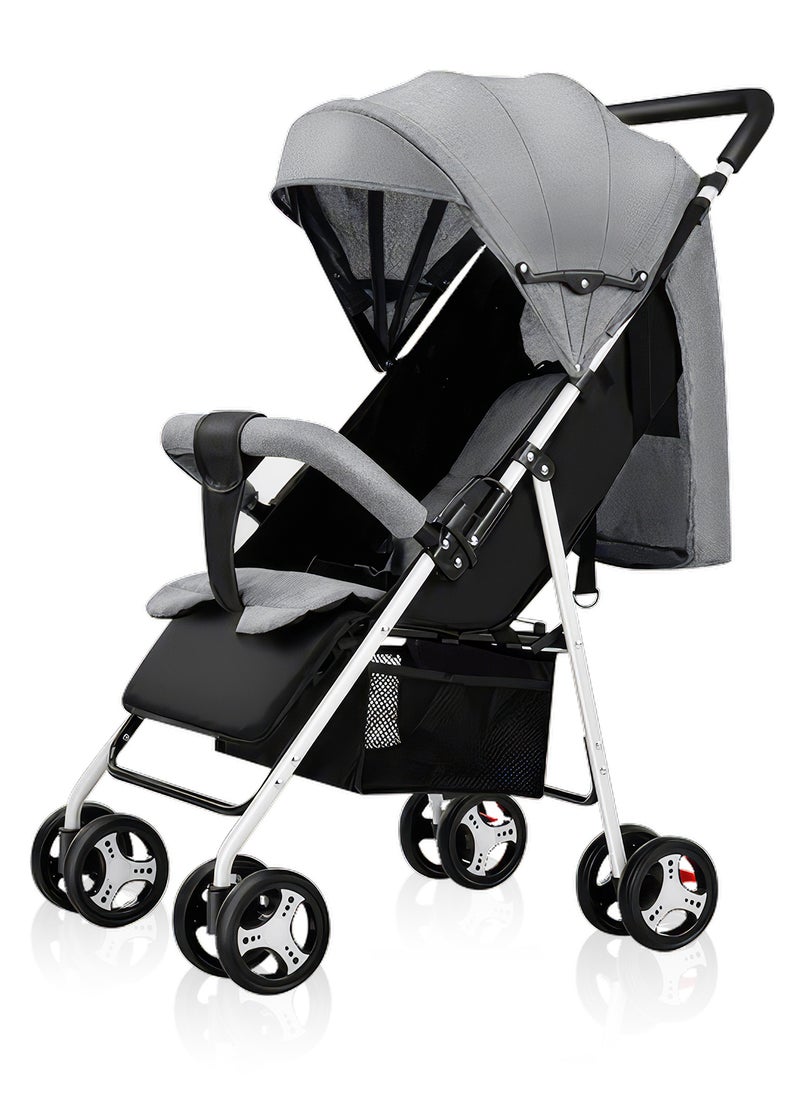 ULHYC Foldable And Lightweight Toddler Travel Baby Stroller With Storage Basket  - Image 1