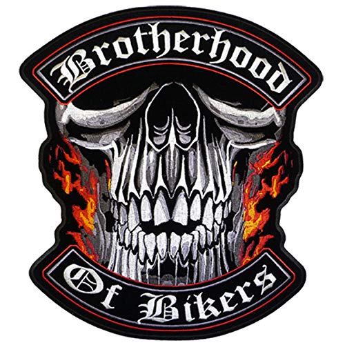 Hot Leathers - PPA5117 Brotherhood Of Bikers Patch (11" Width x 12" Height) - Image 1