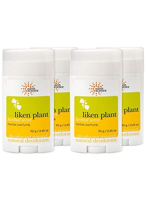 Earth Science - EARTH SCIENCE - All-Natural Aluminum Free Herbal Scented Lichen Plant Deodorant, 2.45 Ounce (Pack of 4) - Image 1