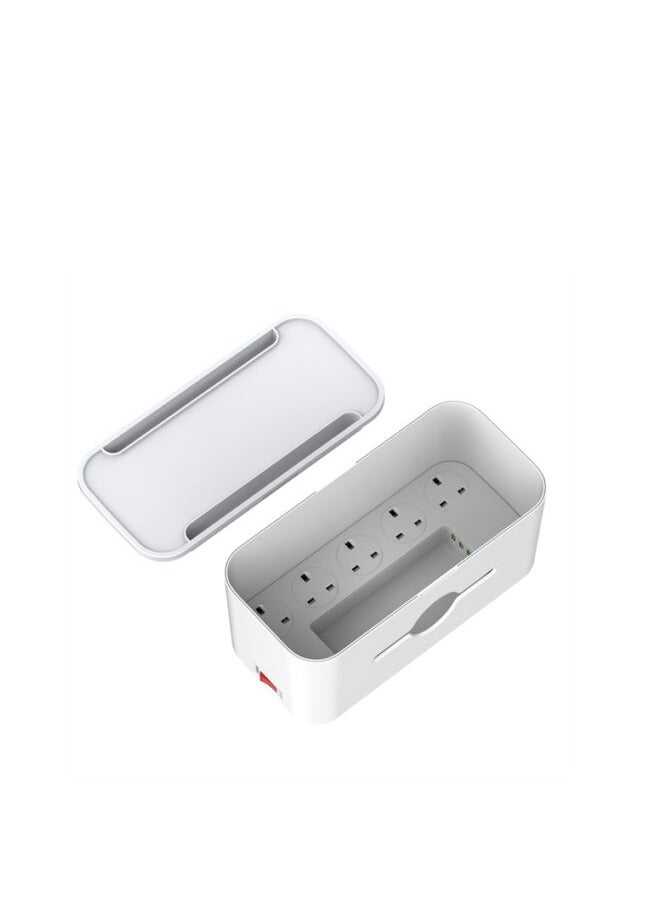 LDNIO LDNIO SN5311 Universal Management Power Strip Box -2500W - 5 Sockets EU - Smart Power Strip 2 M Cord Extension Socket Power Strip - White  - Image 1