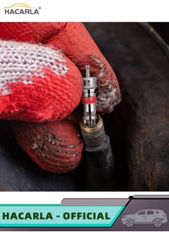 HACARLA 20 Pcs Tire Valve Core Valve Cores Dual Single Head Valve Core And 8 Pcs Black Car Tire Valve Stem Cap Hexagon Air Caps Cover for Cars SUV Trucks Motorcycles and Bike Wheel  - Image 3