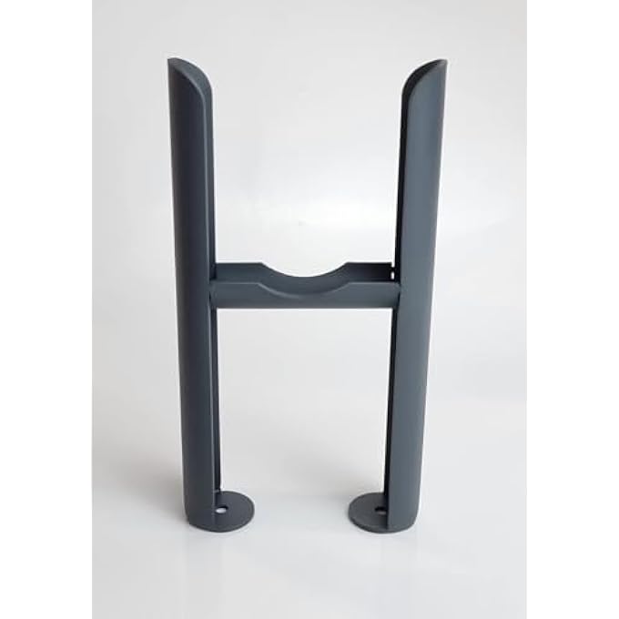 ANTHRACITE FREESTANDING4 COLUMN TRADITIONAL RADIATOR FEET CENTRAL HEATING AND ELECTRIC - Image 3