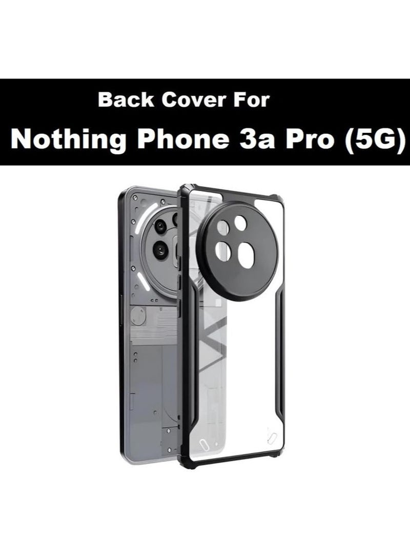 جراب لهاتف Nothing Phone 3a Pro، جراب خلفي صلب مقاوم للصدمات وشفاف من مادة TPU، جراب خلفي شفاف لهاتف Nothing Phone 3a Pro - Image 3