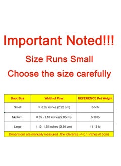 SYOSI 4Pcs Waterproof Dog Boots Waterproof Dog Shoes for Small Medium Dogs Anti-Slip Dog Boots for Hiking Soft Breathable Paw Protectors for Dogs Outdoor Night Use  - Image 4
