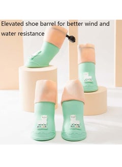 SYOSI 4Pcs Waterproof Dog Boots Waterproof Dog Shoes for Small Medium Dogs Anti-Slip Dog Boots for Hiking Soft Breathable Paw Protectors for Dogs Outdoor Night Use  - Image 3