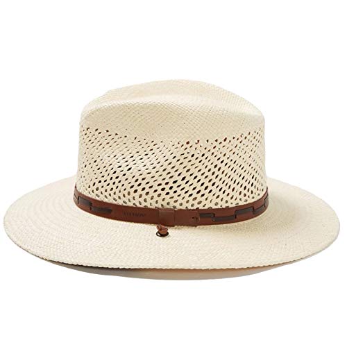 Stetson Men's Stetson Airway Vented Panama Straw Hat, Natural, Small - Image 3