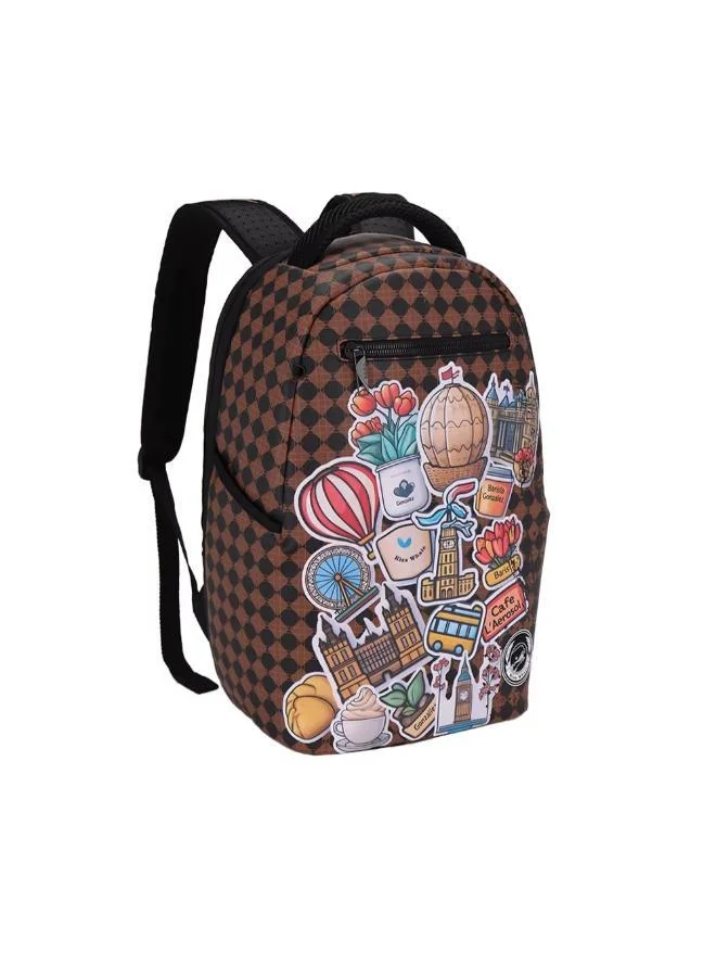 كي دبليو The Wanderlust Collage Daypack