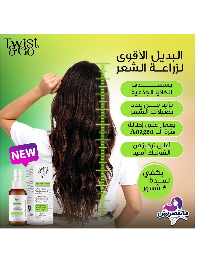  تويست اند جو  - لوشن العلاج المكثف لطول الشعر , لمزيد من البصيلات لإنتاج شعر أكثر سمكًا وأطول - Image 1