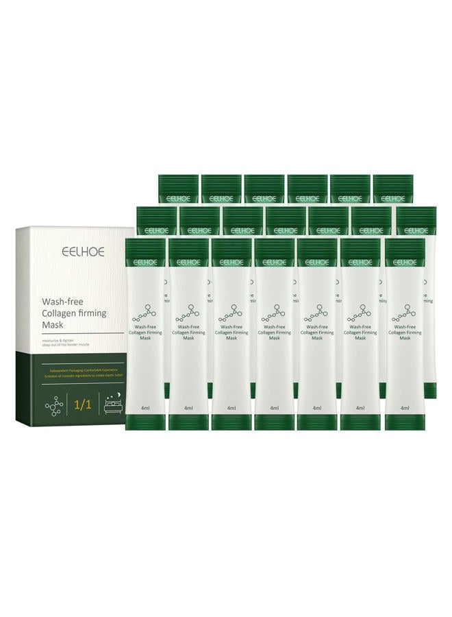CROOT 20 Packs Korean Collagen Firming Mask Skin Care, Wash-Free Sleeping Mask, Essential Lifting Firming Anti Aging Moisturizing Face - Image 1