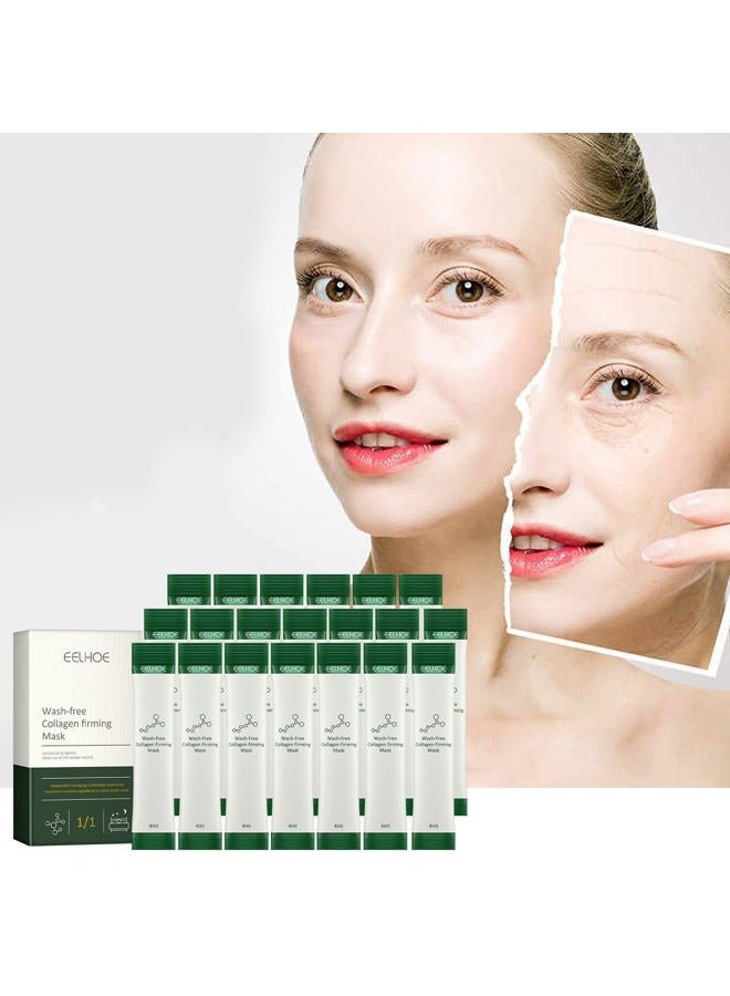 CROOT 20 Packs Korean Collagen Firming Mask Skin Care, Wash-Free Sleeping Mask, Essential Lifting Firming Anti Aging Moisturizing Face - Image 2