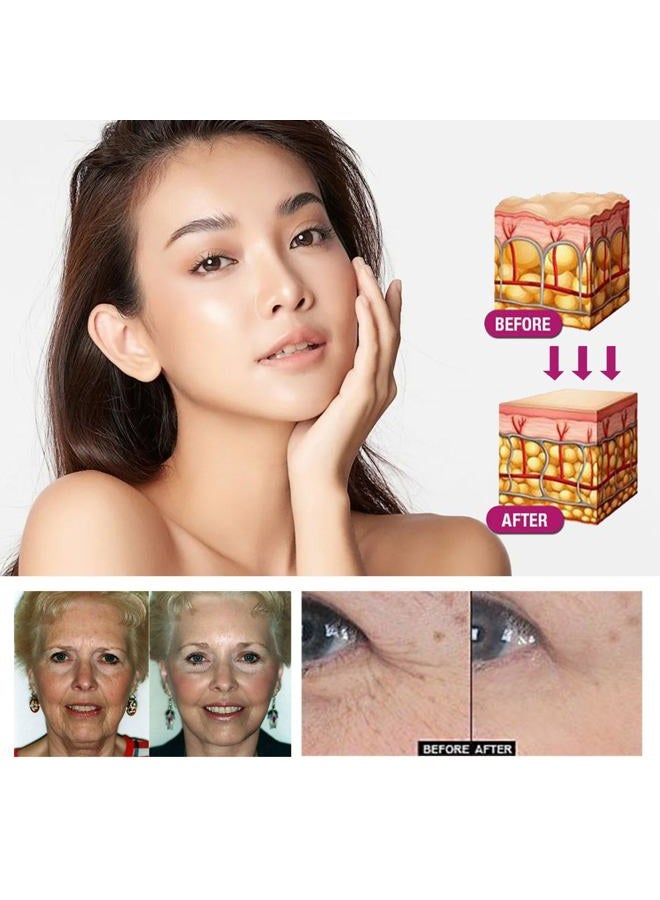 CROOT 20 Packs Korean Collagen Firming Mask Skin Care, Wash-Free Sleeping Mask, Essential Lifting Firming Anti Aging Moisturizing Face - Image 4