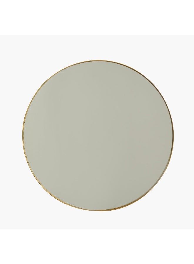 Home Box مرآة دائرية كلاسيكية باللون الذهبي - Image 5