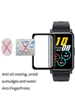 Y&D 3D Full Cover Screen Protector for Huawei Fit Smart Watch, Glue Acrylic Glass  - Image 3
