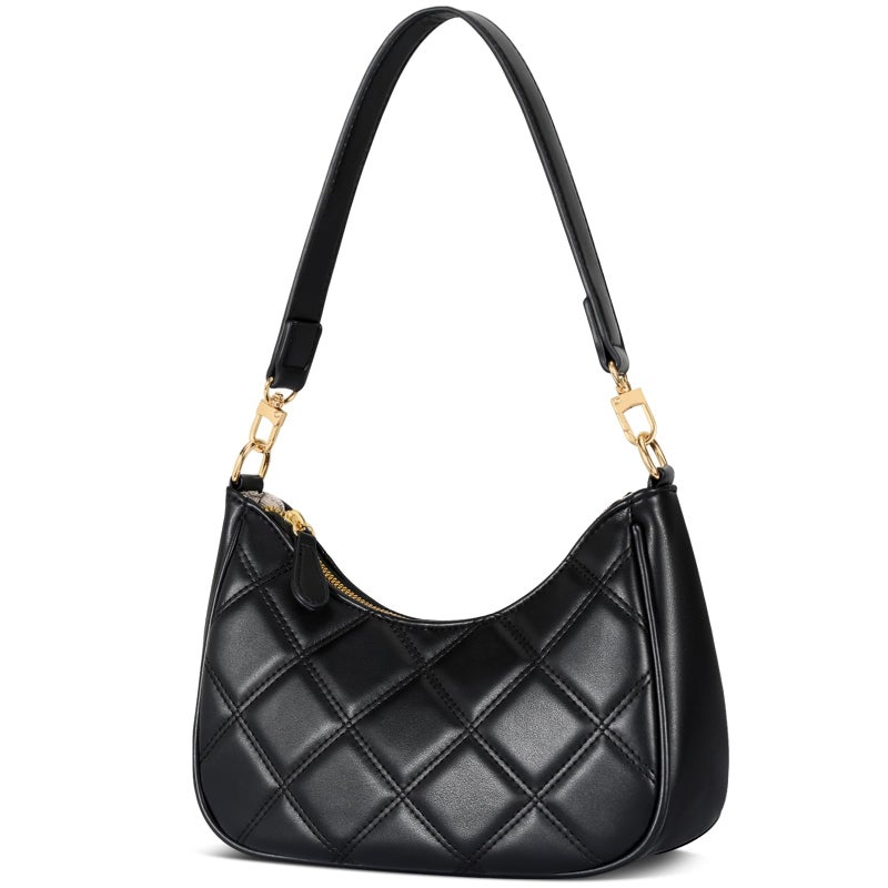 KKXIU Shoulder Bag for Women Cute Quilted Hobo Purses and Handbags Retro Clutch Underarm Purse - Image 1
