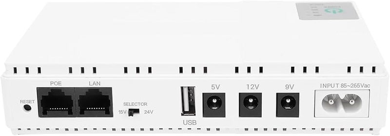 Fockety Common UPS Battery Backup 8800mAh with USB DC POE Ports for Router Modem Camera US Plug - Image 2