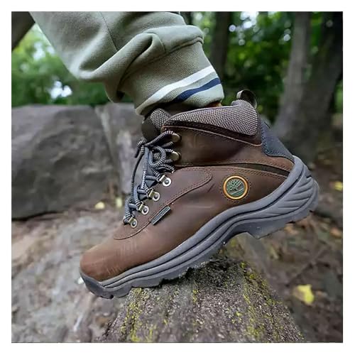 Timberland Men's White Ledge Mid Waterproof Hiking Boot, Brown-NEW 2024, 9 Wide - Image 2