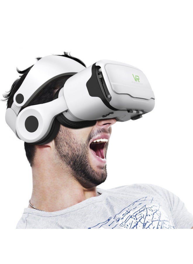 Thousand Magic Ten Generation VR Glasses Thousand Magic Mirror Head-mounted 3d Virtual Reality Glasses-Color:White-Standard Edition - Image 2