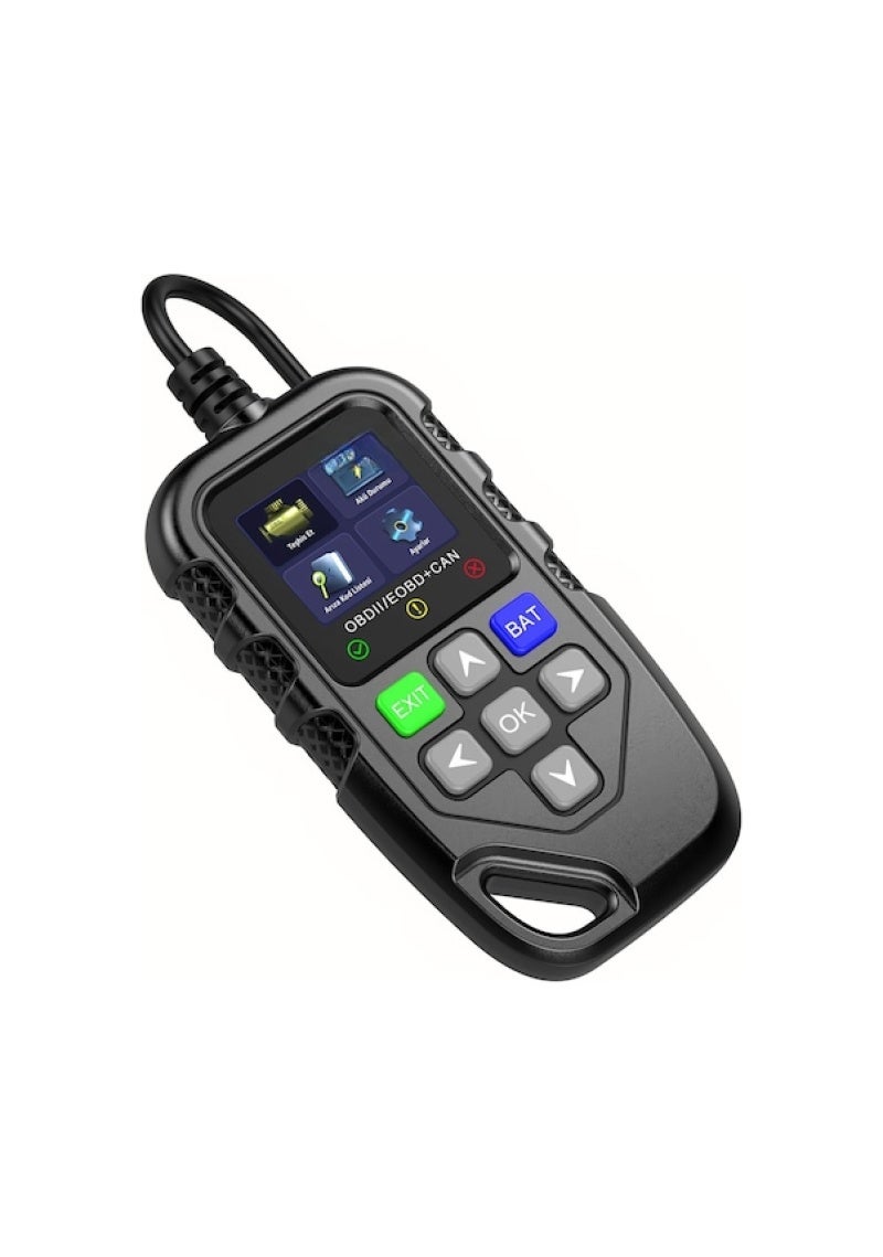 جهاز كشف السيارة OBD، جهاز كشف البطارية OBD، جهاز تشخيص أعطال السيارة YM119، جهاز محو تشخيص المركبات التلقائي، مع وضع OBDII/EOBD+CAN - Image 1