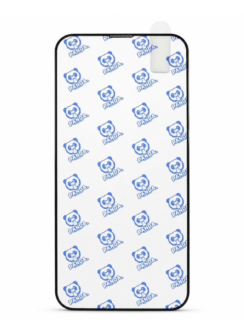 باندا شاشة حماية زجاجية فاخرة لهاتف آيفون 13 برو ماكس (iPhone 13 Pro Max) بتغطية كاملة وإطار أسود - Image 2