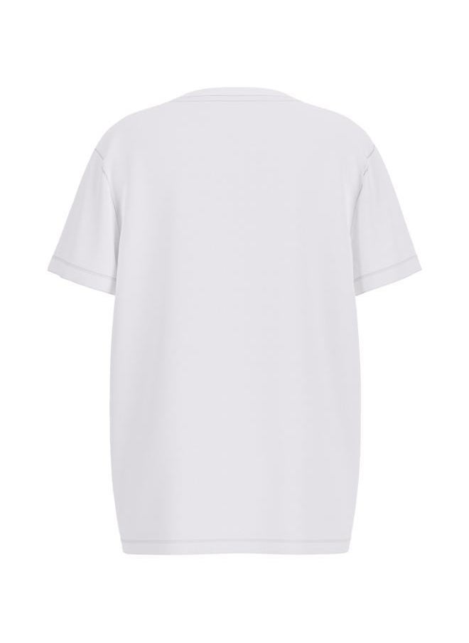 GUESS Kids Slogn Crew Neck T-Shirt  - Image 2