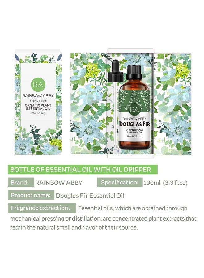 Rainbow Abby Douglas Fir Essential Oil 100ml - 100% Pure Natural Christmas Tree Essential Oil for Diffuser, Aromatherapy, Spray, Massage - Image 2