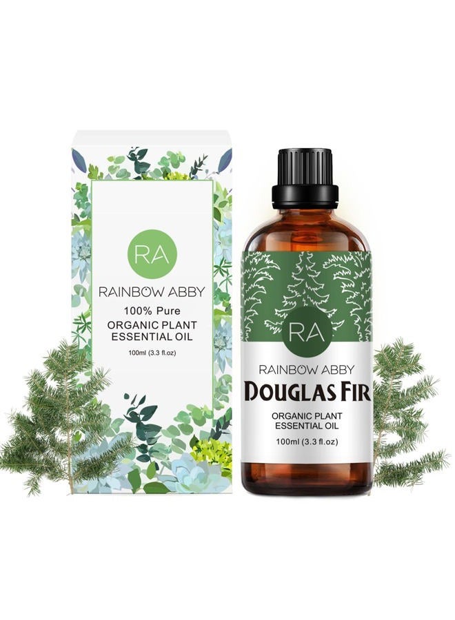 Rainbow Abby Douglas Fir Essential Oil 100ml - 100% Pure Natural Christmas Tree Essential Oil for Diffuser, Aromatherapy, Spray, Massage - Image 1