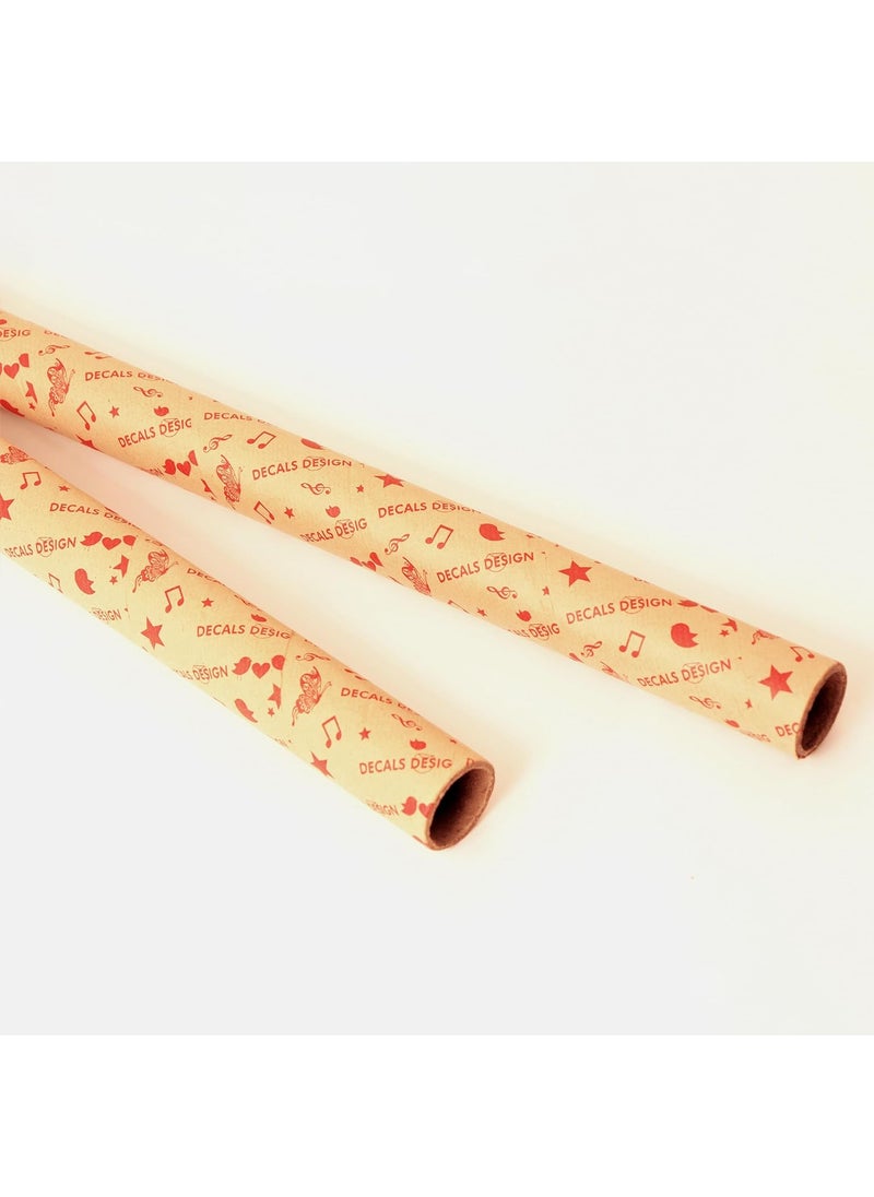 Decals Design Decals Design 'Viola Flower Branch' Wall Sticker (PVC Vinyl, 50 cm x 70 cm x 1 cm),Multicolour  - Image 5