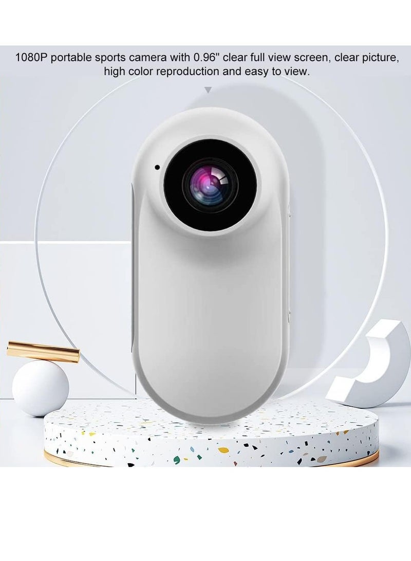 1080P Sport Camera Portable Action Camera High Clear Recorder Camera Waterproof with Screen Support Photo/Video/Playback Loop Recording for Mountaineering Skiing Cycle Skydiving Outdoor Activiti - Image 2