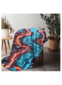 General Flannel thin blanket (warm and comfortable, suitable for sleep, gaming, dust removal and sandproof) 150cm*200cm - 481  - Image 5