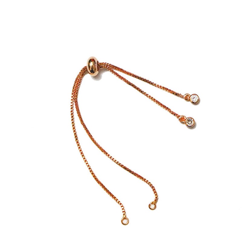 Adjustable Necklace Chain Extension 3PCS Set For Jewelry Making DIY Tail Adjustment - Image 5