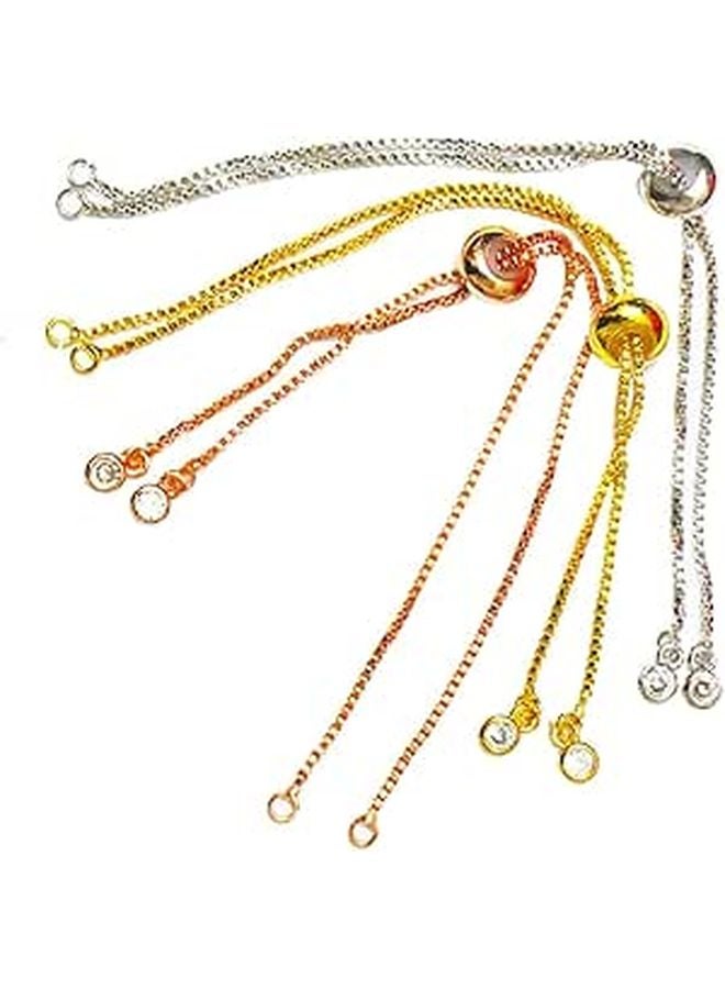 Adjustable Necklace Chain Extension 3PCS Set For Jewelry Making DIY Tail Adjustment - Image 1