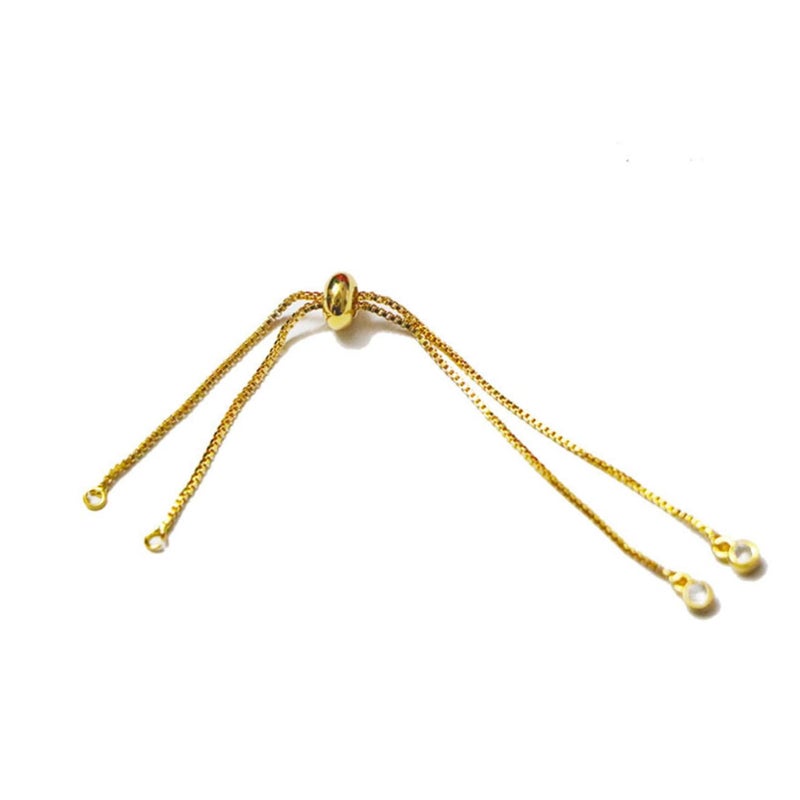 Adjustable Necklace Chain Extension 3PCS Set For Jewelry Making DIY Tail Adjustment - Image 4