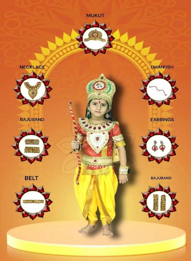 TWINKLE TOTS - Indian Mythology Dress-Up Set for Kids - Ram, Sita, Ravana, Meghnath & Meera Bai - Image 4