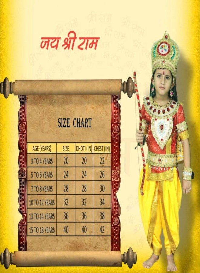 TWINKLE TOTS - Indian Mythology Dress-Up Set for Kids - Ram, Sita, Ravana, Meghnath & Meera Bai - Image 5