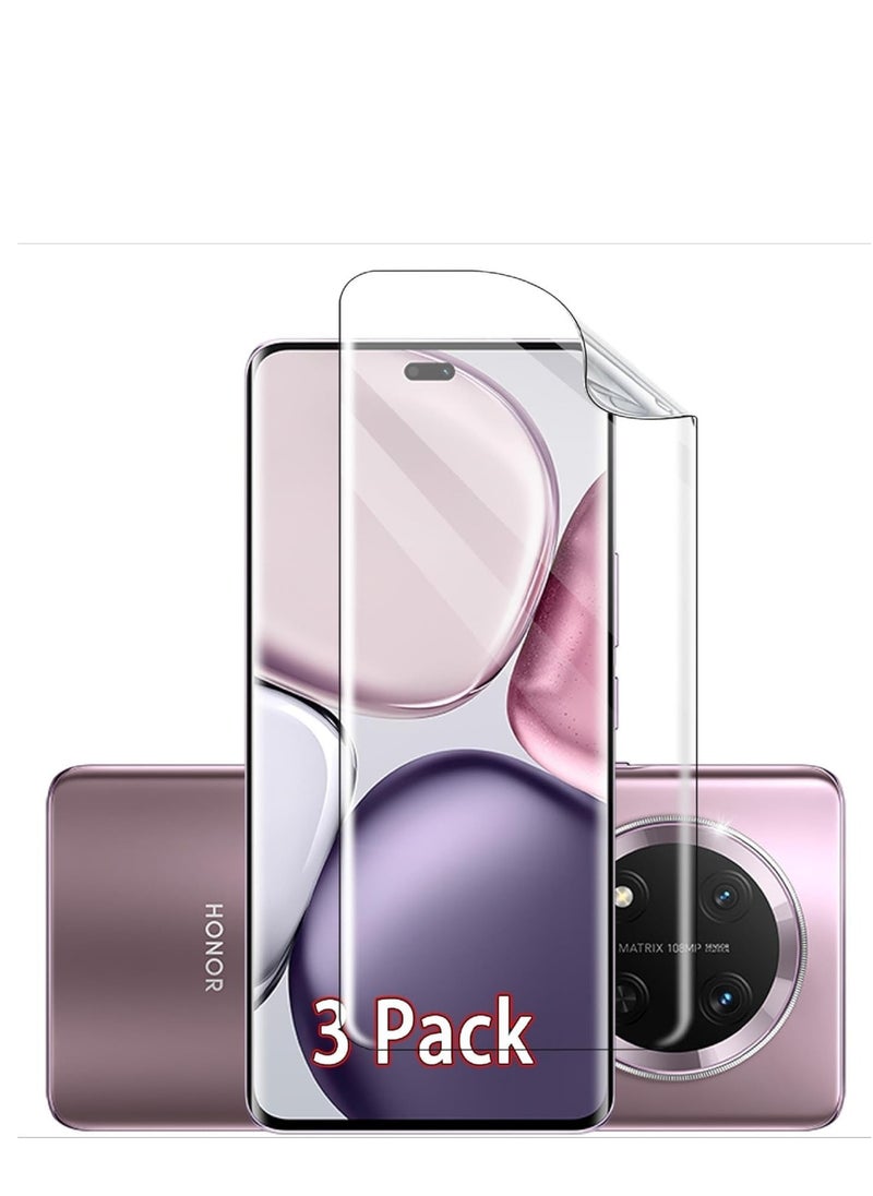 [3 Pack] Screen Protector Compatible with Honor X9c 5G  High Transmittance Flexible Soft TPU Protective Film  Ultra Thin  Shatterproof  Compatible Case  - Image 1