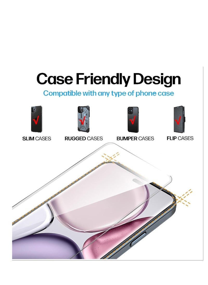 [3 Pack] Screen Protector Compatible with Honor X9c 5G  High Transmittance Flexible Soft TPU Protective Film  Ultra Thin  Shatterproof  Compatible Case  - Image 5