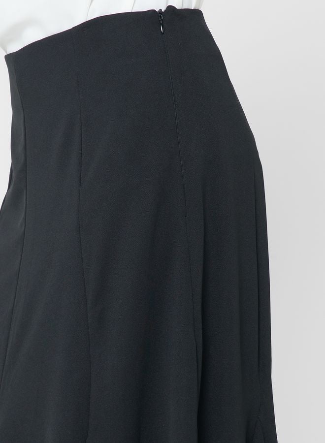 High Waist Embellished Skirt
