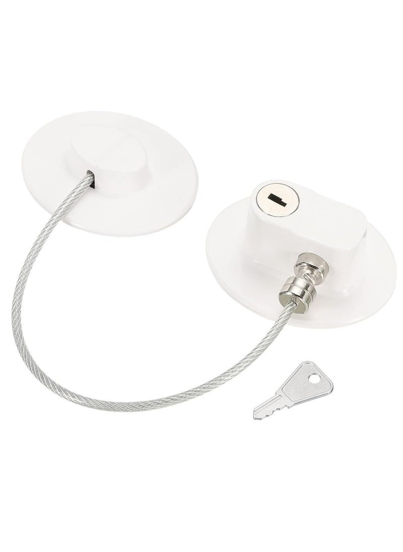 Generic Child safety refrigerator lock with key for refrigerator, drawers and doors  - Image 1