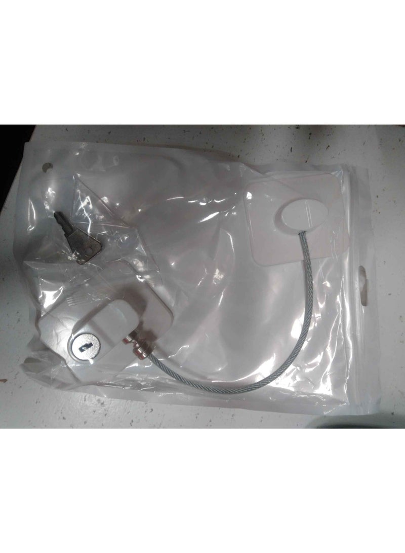 Child safety refrigerator lock with key for refrigerator, drawers and doors - Image 4