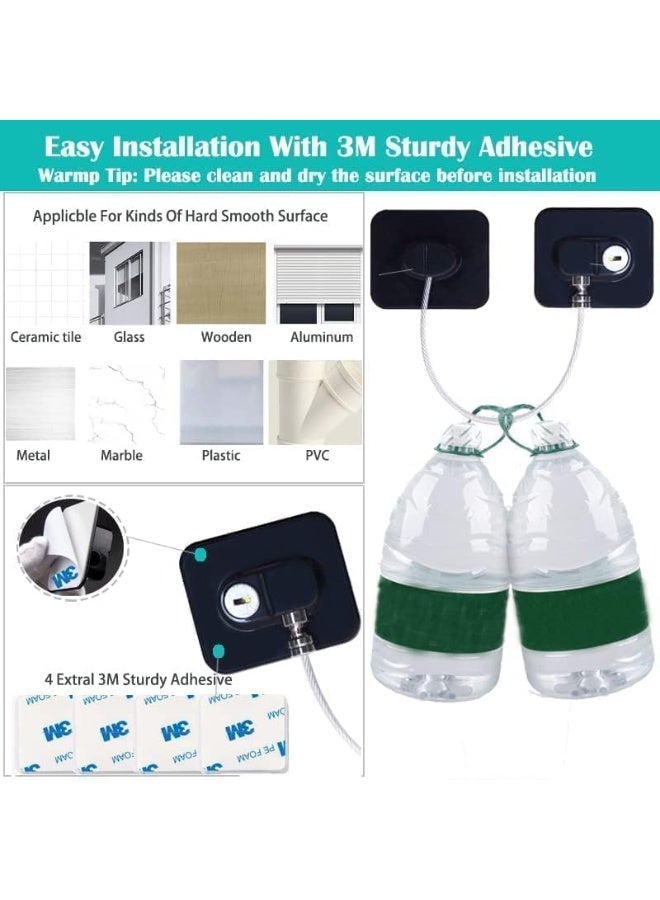 Child safety refrigerator lock with key for refrigerator, drawers and doors - Image 5